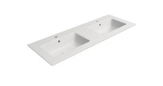 GSI PURA SLIM dupla kerámiamosdó, 122x46cm, matt fehér