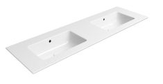 GSI PURA SLIM dupla kerámiamosdó, 142x46cm, furat nélkül, ExtraGlaze