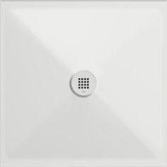 GSI EXTRA FLAT zuhanytálca, 80x80x2cm, matt fehér