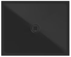 GSI EXTRA FLAT zuhanytálca, 100x80x2cm, matt fekete