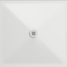 GSI EXTRA FLAT zuhanytálca, 100x100x2cm, matt fehér