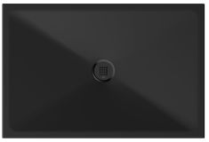 GSI EXTRA FLAT zuhanytálca, 120x80x2cm, matt fekete