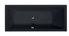 POLYSAN MIMOA akril kád, 170x80x39cm, matt fekete