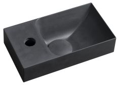 PICCOLINO betonmosdó, 30,8x10x17cm, balos, antracit