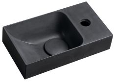 PICCOLINO betonmosdó, 30,8x10x17cm, jobbos, antracit