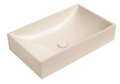 TARANT betonmosdó, 58x36cm, fehér homokkő