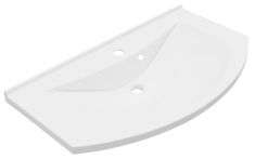 Sapho ASTRID 900C szárnyas mosdó, öntött márvány, 90x50.5 cm 90911