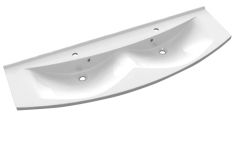 Sapho ASTRID dupla mosdó, öntött márvány, 150x51 cm 91542