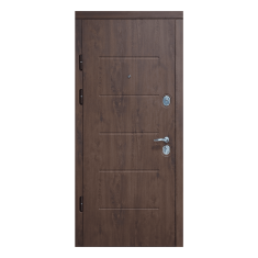 PRO LINE Bahia Beltéri acél bejárati ajtó, MDF borítással - ez egy masszív, szürke színű acél ajtó, amelyet MDF borítás