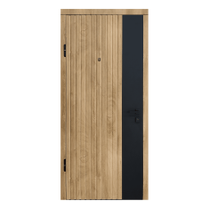 PRO LINE Materik beltéri acél bejárati ajtó, MDF borítással, amely erős és tartós, ideális választás minden otthon számára.