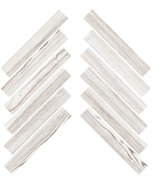 LARIX MOSAICO HERRINGBONE MANDORLA  kőporcelán padlólap 28X59 cm Arte Casa