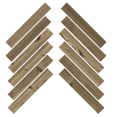 LARIX MOSAICO HERRINGBONE NOCCIOLA kőporcelán padlólap 28X59 cm Arte Casa