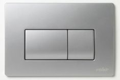 Valsir ABS mechanikus nyomólap tropea s tartályokhoz, két öblítési mennyiség, szatén króm VS0871337