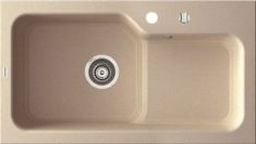 Marmorin AKO egymedencés gránit mosogató, csepegtetővel, bézs 711113001