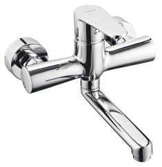 Ferro ALGEO fali mosdó csaptelep, 150 mm-es kifolyóval, króm BAG3