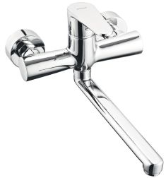 Ferro ALGEO fali mosogató csaptelep, 220 mm-es kifolyóval, króm BAG5