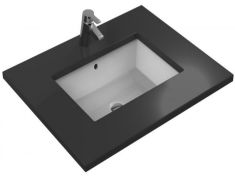 Ideal Standard STRADA alulról beépíthető mosdó 59x43 cm, csaplyuk nélkül túlfolyóval K077901