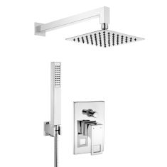 Deante ANEMON falba építhető zuhany csaptelep, szögletes fejzuhannyal, kézizuhannyal NAC09AP