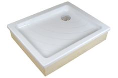 Ravak ANETA LA zuhanytálca, 75x90, előlap nélkül, téglalap, fehér A003701220