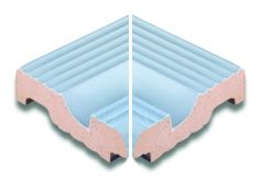 AQUA AZUL /AS 088 11.9x11.9 medence belső sarokelem csúszásmentes Rosagres