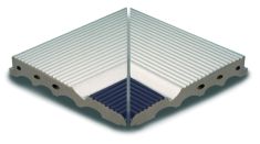 AQUA BLANCO /AS 044 26.2x26.2 medence belső sarokelem csúszásmentes Rosagres