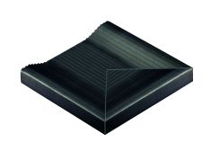 AQUA PLOMO /AS 207 24.4x24.4x2.4 kismélységű vízelvezető végelem csúszásmentes Rosagres