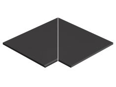 AQUA PLOMO /AS R5I 36.7x36.7x29.7 belső sarokelem csúszásmentes Rosagres