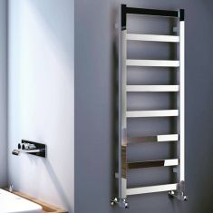 Arezzo Design CUBE CHROME törölközőszárító radiátor, egyenes, króm, 120x50 cm, AR-CCR12050