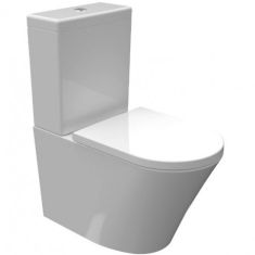 Arezzo Design INDIANA monoblokkos perem nélküli WC, alsó/hátsó kifolyású, 36x66.5x83.5 cm, AR-102BR