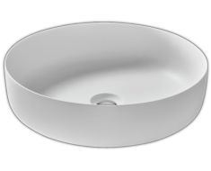 Arezzo Design MEMPHIS mosdótál, lefolyó nélkül, matt fehér, 41.5x41.5x12.5 cm, AR-0022