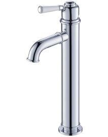 Arezzo Design OLDFIELD egykaros, magasított mosdó csaptelep, leeresztő nélkül, króm, AR-51002