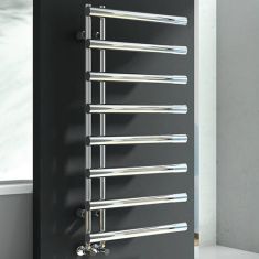 Arezzo Design TUBE CHROME törölközőszárító radiátor, egyenes, króm, 120x60 cm, AR-TCR12060
