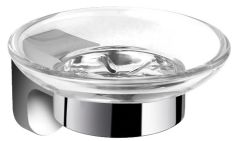 Ferro AUDREY szappantartó, üvegtállal, króm AD02