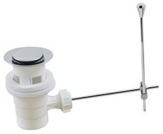 Ferro automata leeresztő szett, kiemelőrúddal, 5/4, réz dugóval, króm K39TW"