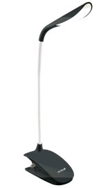 Avide CLIP asztali, csiptetős LED lámpa, fekete, 3W, hideg fehér fényű ABLDL-CLIP-3W-BL