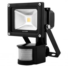 Avide FLOOD LIGHT LED reflektor mozgásérzékelővel, 10W, természetes fehér fényű ABFLNW-10W-PIR