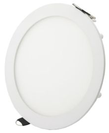 Avide ROUND beépíthető mennyezeti LED lámpa, kerek, alu, 12W, 4000K ACRPNW-R-12W-ALU