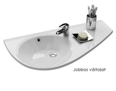 Ravak AVOCADO öntött márvány mosdó, 85x45, jobbos, csaplyukkal XJ1P1100000