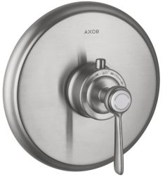 AXOR Montreux falba építhető termosztátos zuhany csaptelep, szálcsiszolt nikkel 16823820 Hansgrohe