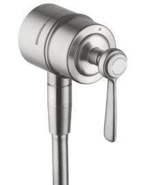 AXOR Montreux Fixfit stop elzárószelep, csőcsatlakozás, szálcsiszolt nikkel 16883820 Hansgrohe