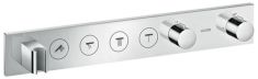 AXOR ShowerSolutions Select zuhany csaptelep külső rész, 4 fogyasztóhoz, króm 18357000 Hansgrohe
