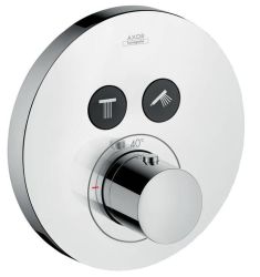 AXOR ShowerSelect termosztátos csaptelep 2 fogyasztóhoz, szálcsiszolt nikkel 36723820 Hansgrohe