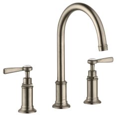 AXOR Montreux 3-lyukú mosdó csaptelep automata lefolyóval, szálcsiszolt nikkel 16514820 Hansgrohe