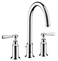 AXOR Montreux 3-lyukú mosdó csaptelep automata lefolyóval, króm 16514000 Hansgrohe