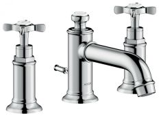 AXOR Montreux 3-lyukú mosdó csaptelep forgatógombos, automata lefolyóval, króm 16536000 Hansgrohe