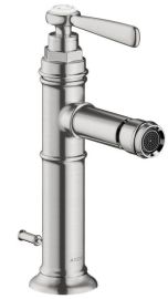 AXOR Montreux bidé csaptelep automata lefolyógarnitúrával, szálcsiszolt nikkel 16526820 Hansgrohe