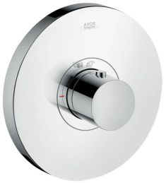 AXOR ShowerSelect Round termosztátos highflow csaptelep, szálcsiszolt nikkel 36721820 Hansgrohe