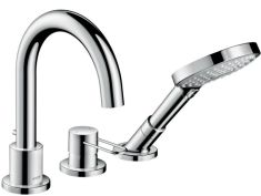 AXOR Uno 3-lyukú peremre szerelhető kádtöltő csaptelep, króm 38436000 Hansgrohe