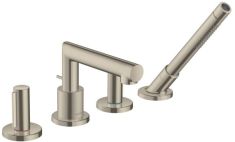 AXOR Uno 4-lyukú peremre szerelhető kádtöltő csaptelep, szálcsiszolt nikkel 45444820 Hansgrohe