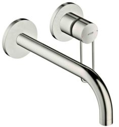 AXOR Uno falba építhető mosdó csaptelep 220, szálcsiszolt nikkel 38122820 Hansgrohe